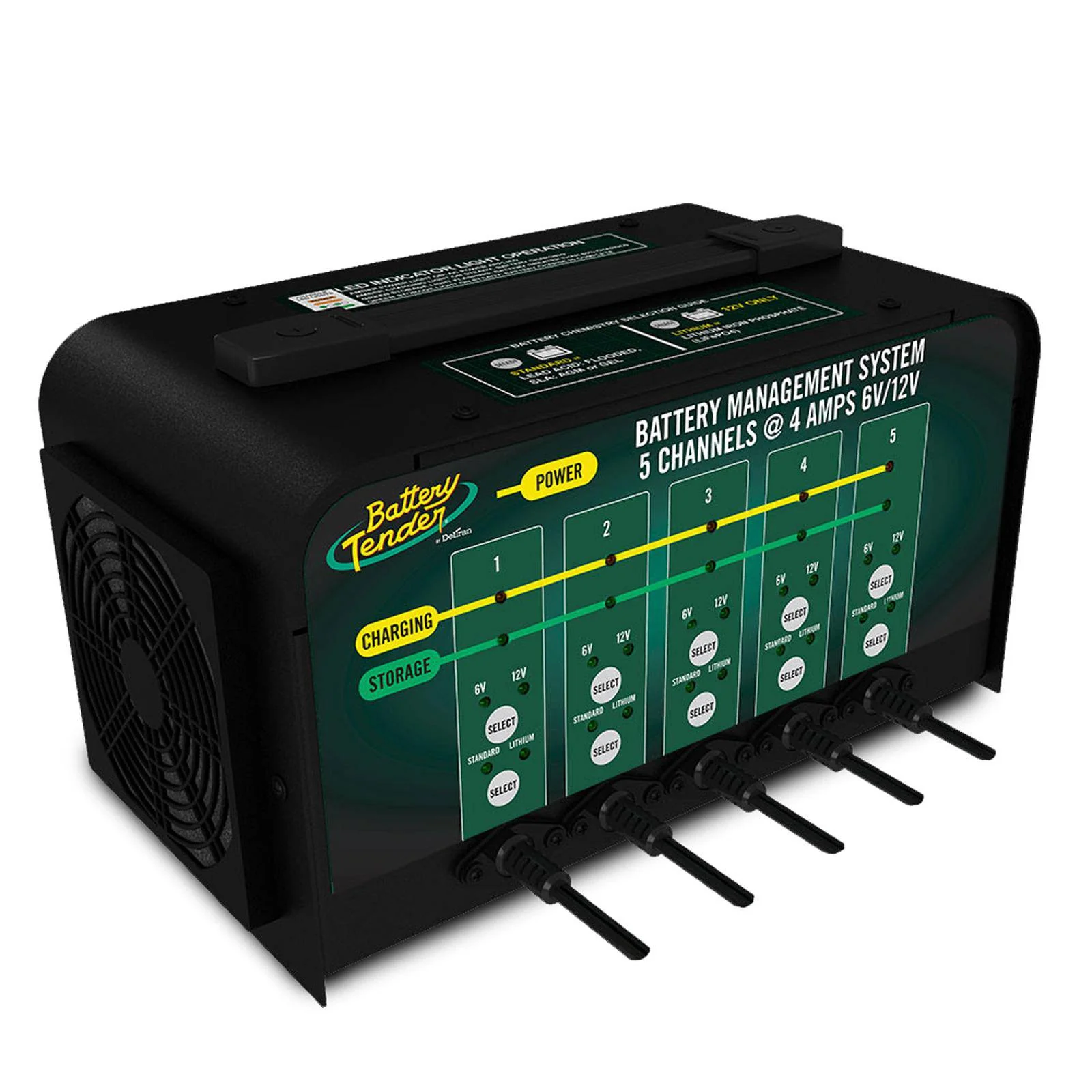 5 Bank, 4 AMP Selectable 12V / 6V Battery Charger - Image 3