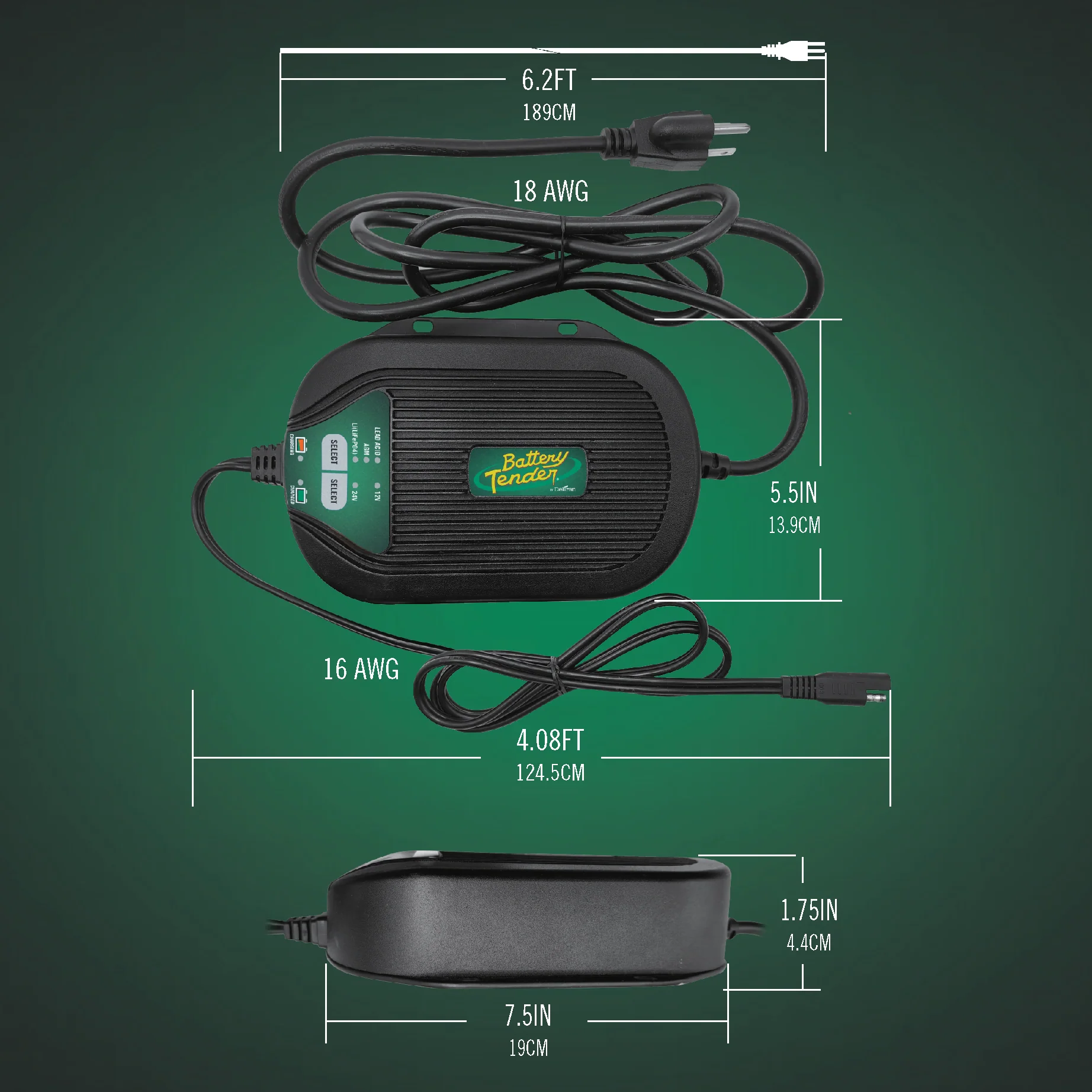 5 AMP 12V/24V Selectable Battery Charger and Maintainer - Image 4