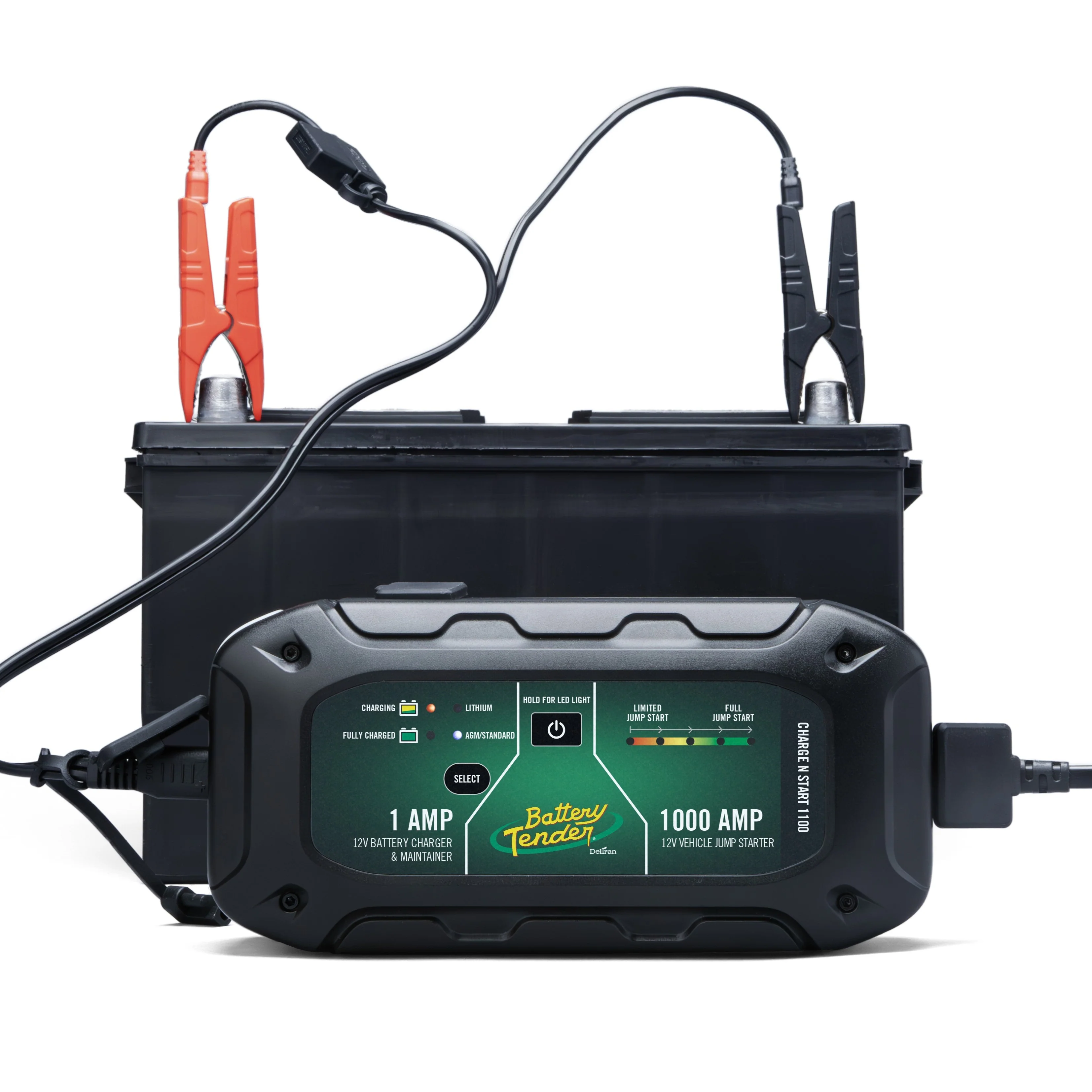 Charge N Start 1100 1 AMP Battery Charger & 1000 AMP Jump Starter - Image 3