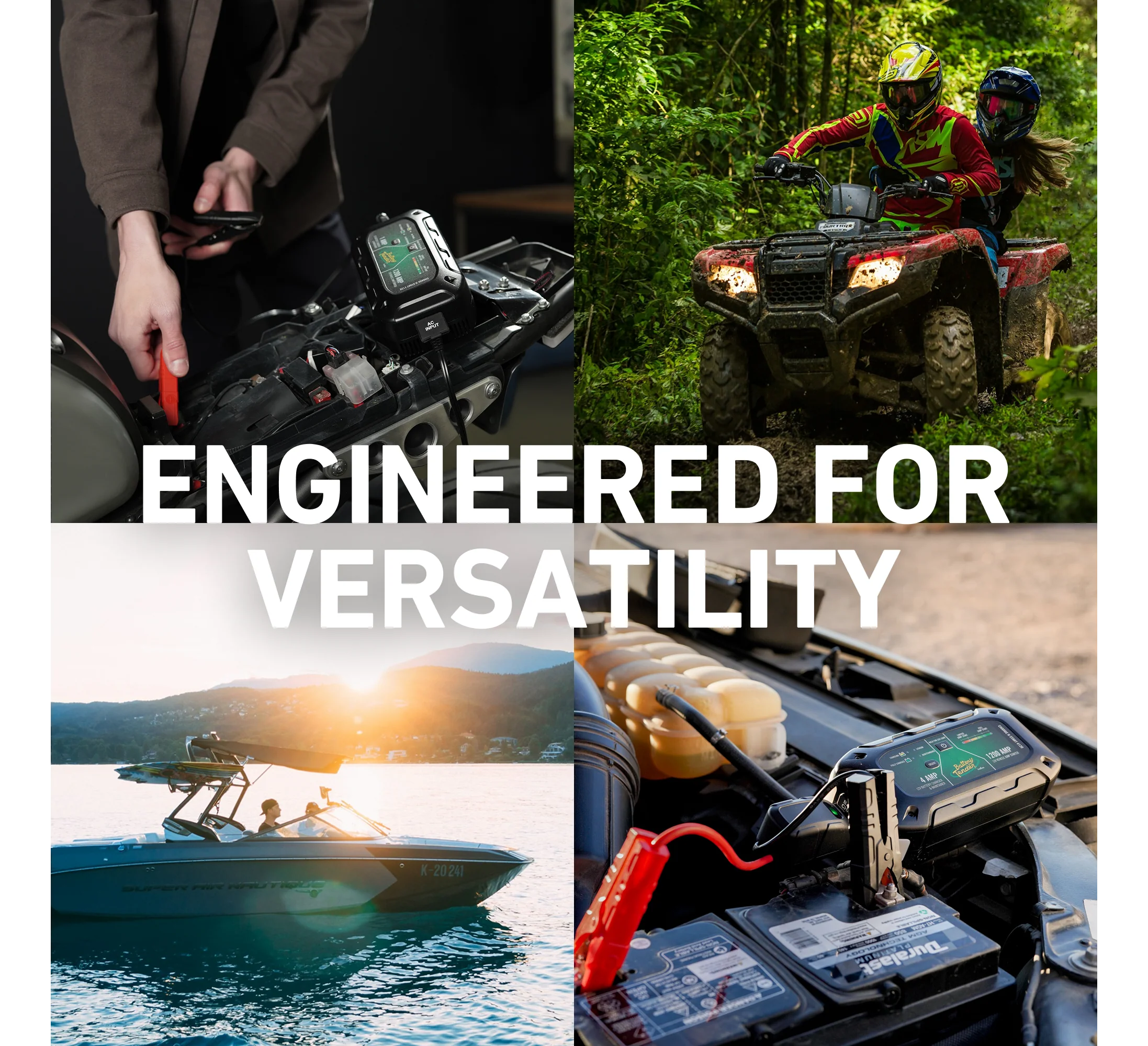 Charge N Start 1100 1 AMP Battery Charger & 1000 AMP Jump Starter - Image 10