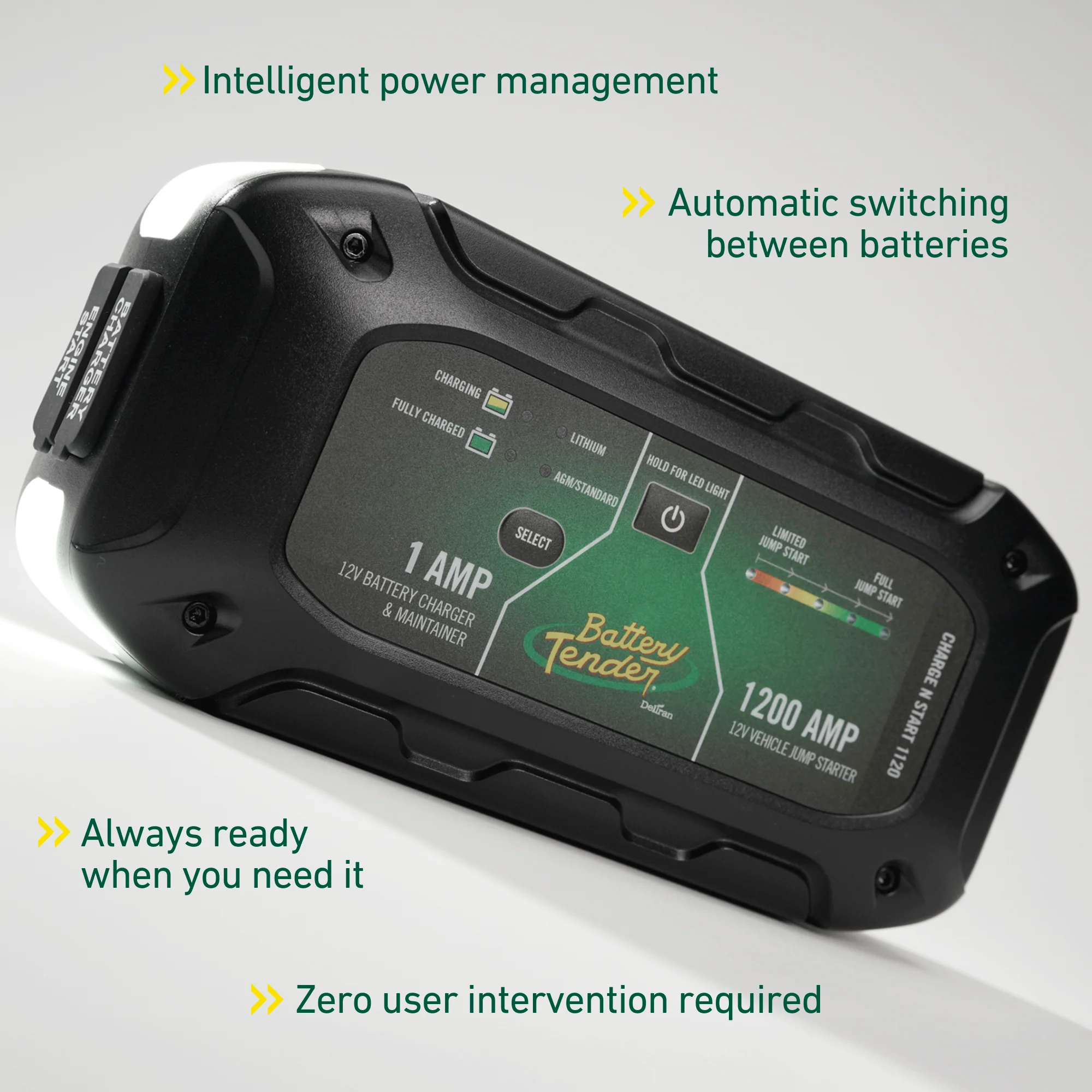 Charge N Start 1120 1 AMP Battery Charger & 1200 AMP Jump Starter - Image 7
