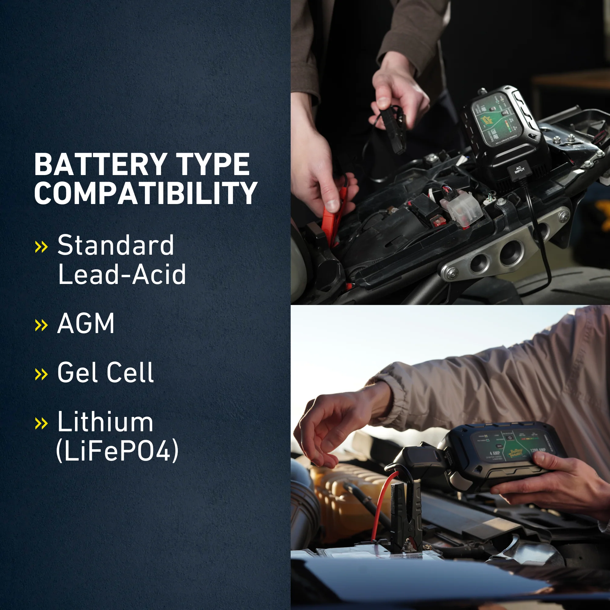 Charge N Start 1100 1 AMP Battery Charger & 1000 AMP Jump Starter - Image 8