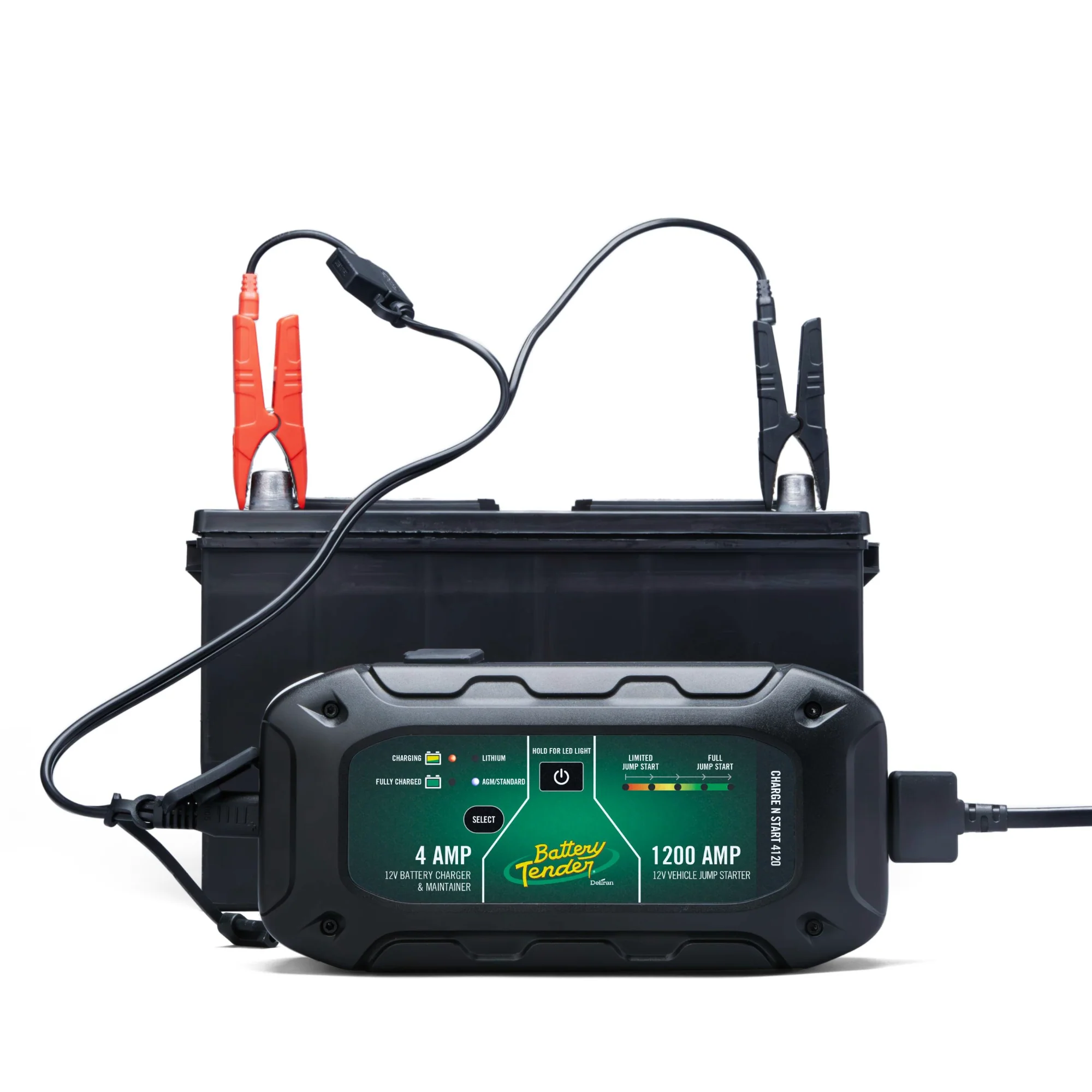 Charge N Start 4120 4 AMP Battery Charger & 1200 AMP Jump Starter - Image 3