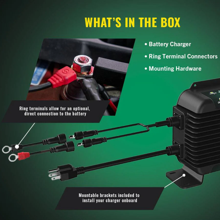 PowerPlus 36V 18 AMP Single Output On-Board Battery Charger and Maintainer - Image 5