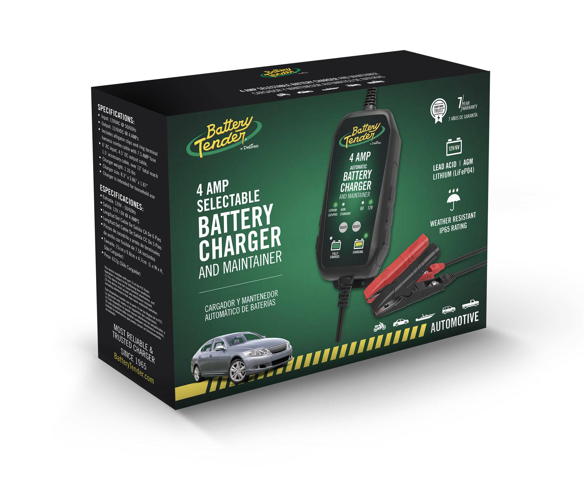 Battery Tender® 6V/12V, 4 AMP Selectable Battery Charger - Available at Walmart - Image 7